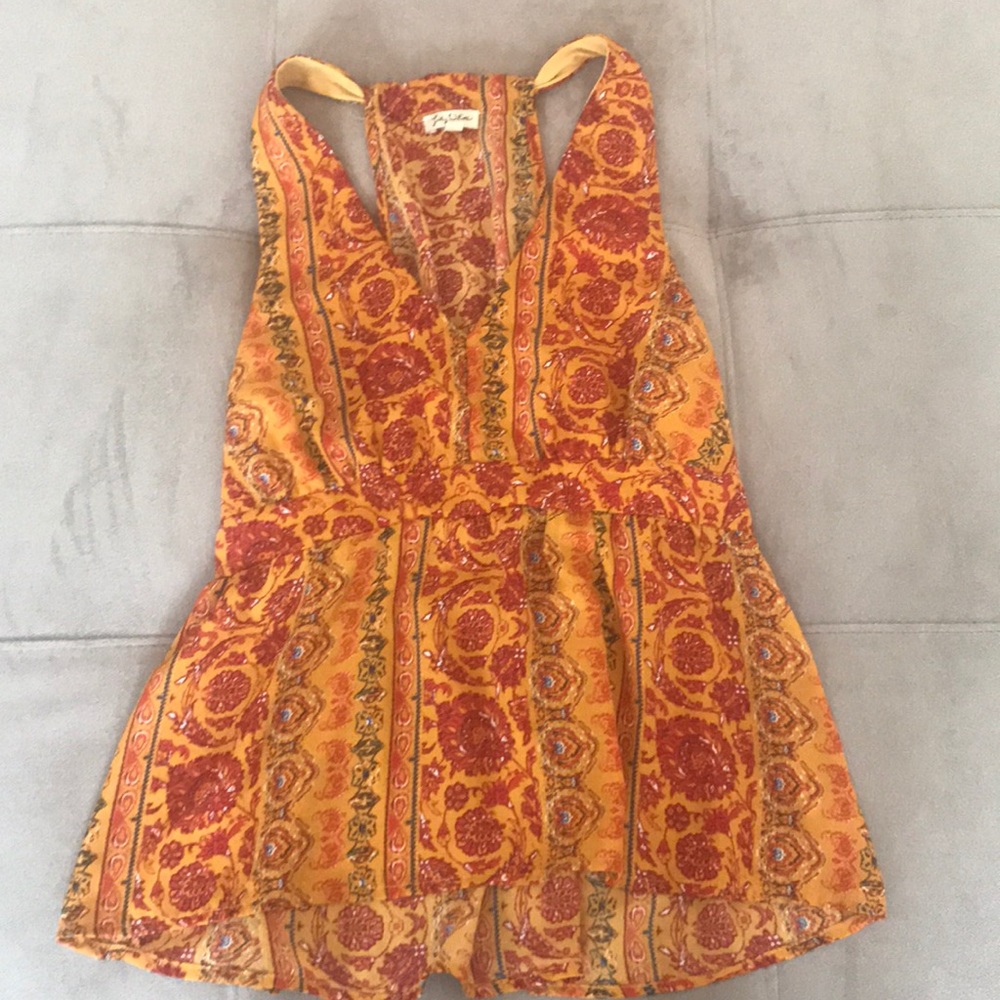 Peplum tank top
